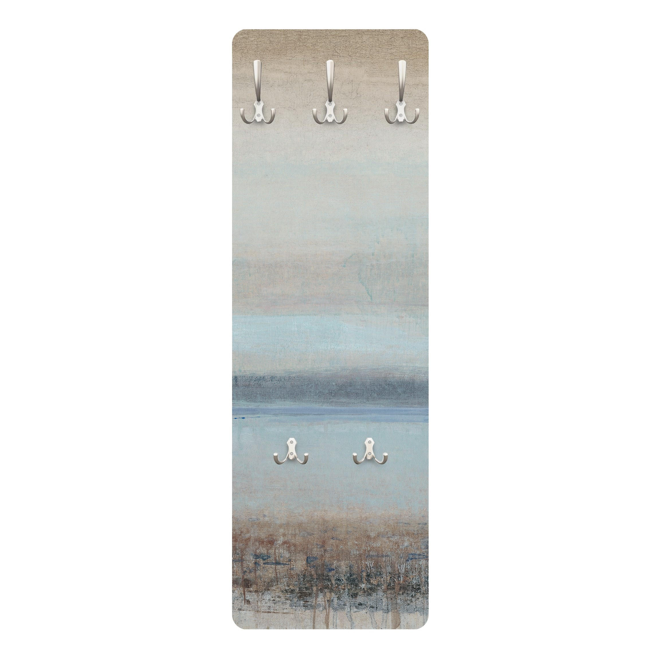 WANDGARDEROBE - Horizont über Blau I 34/105 cm - Blau, Holzwerkstoff (34/105/1.6cm) - Bilderwelten