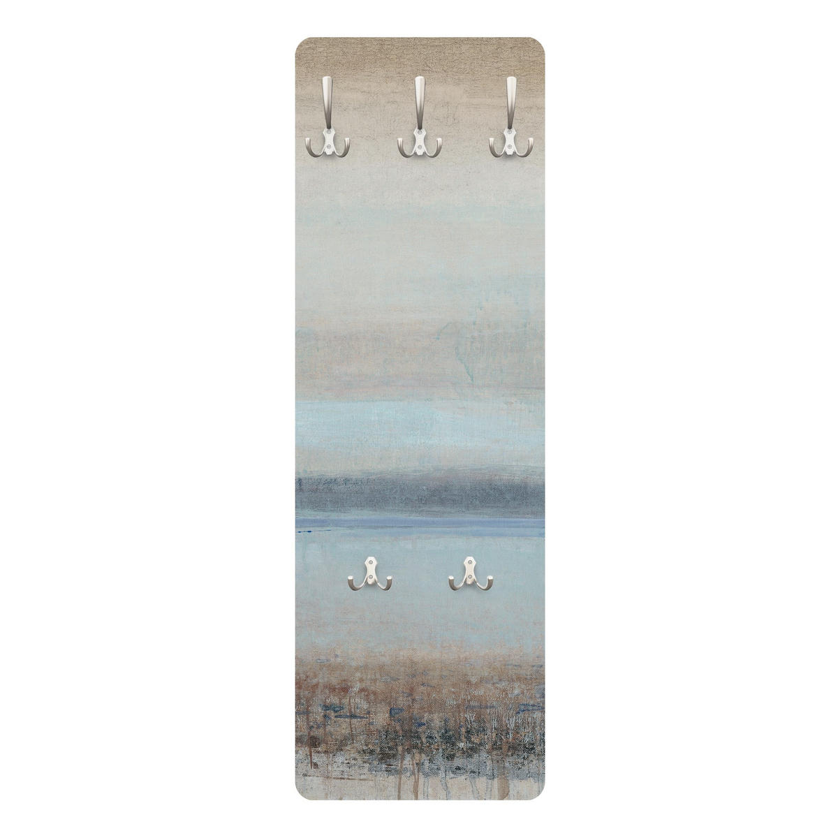 WANDGARDEROBE - Horizont über Blau I 34/105 cm - Blau, Holzwerkstoff (34/105/1.6cm) - Bilderwelten