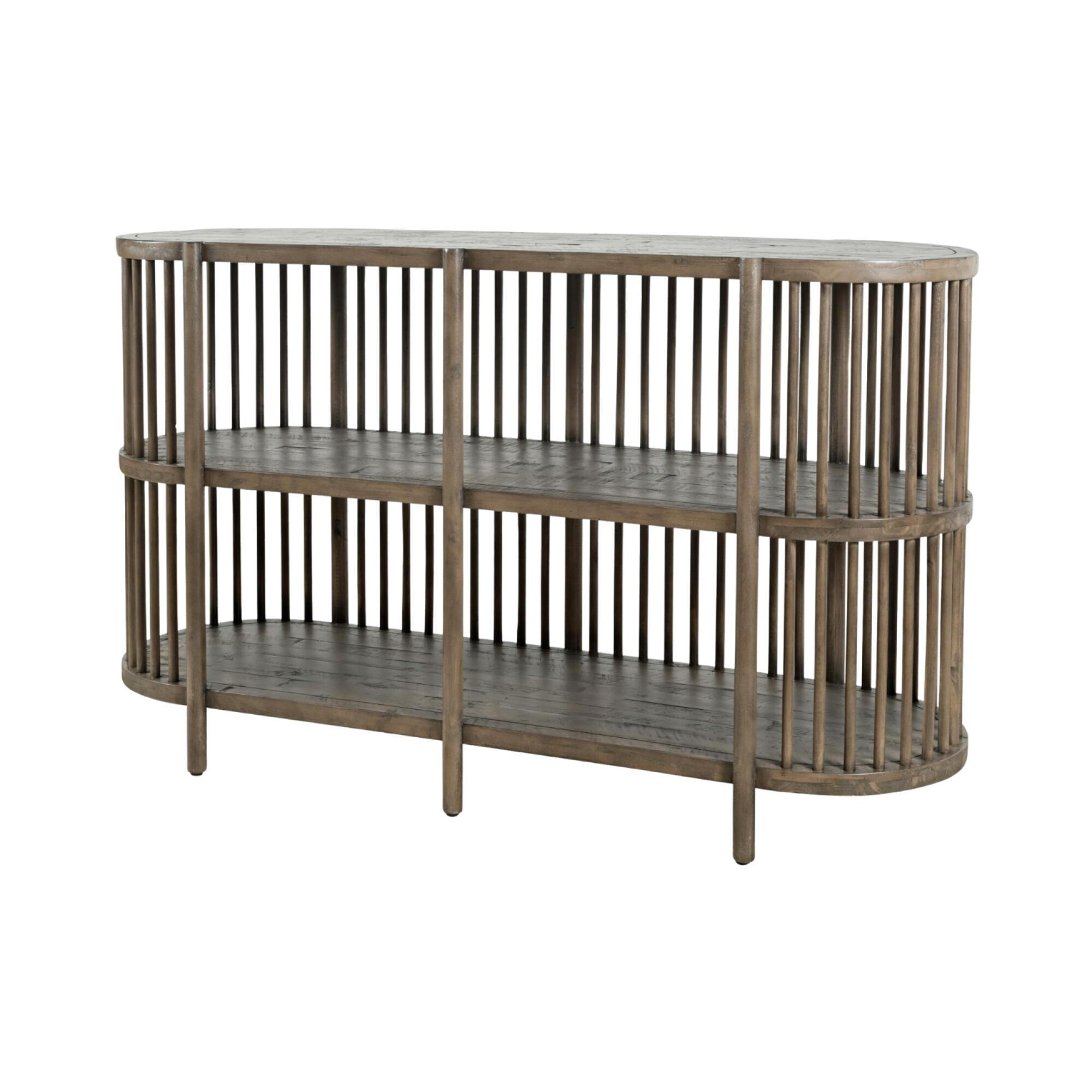 STANDREGAL AVOLA Braun 137x46x81 cm - Braun, Holz (137/81/46cm) - FURNLUX