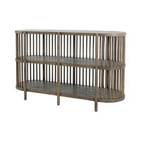 STANDREGAL AVOLA Braun 137x46x81 cm - Braun, Holz (137/81/46cm) - FURNLUX