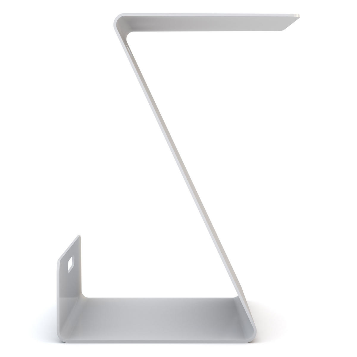 BEISTELLTISCH Easy Boy / Signalweiß - Weiß, Metall (45/40/60.4cm) - ASSMANN