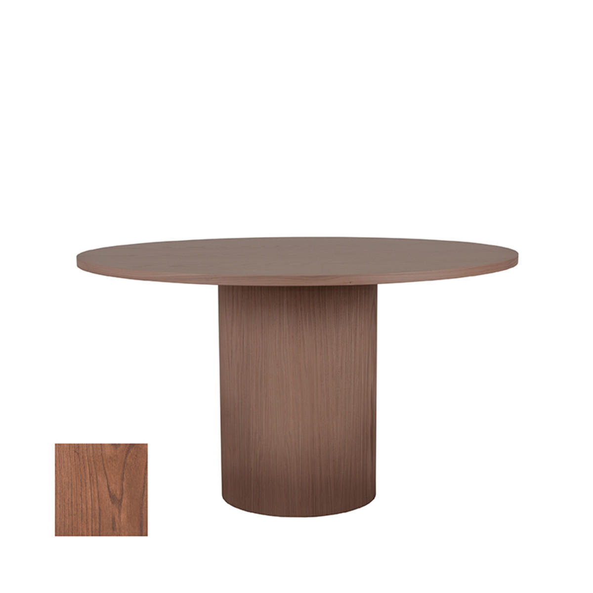 ESSTISCH Oliva Braun 130/130/75 cm - Braun, Holz (130/130/75cm) - LABEL51
