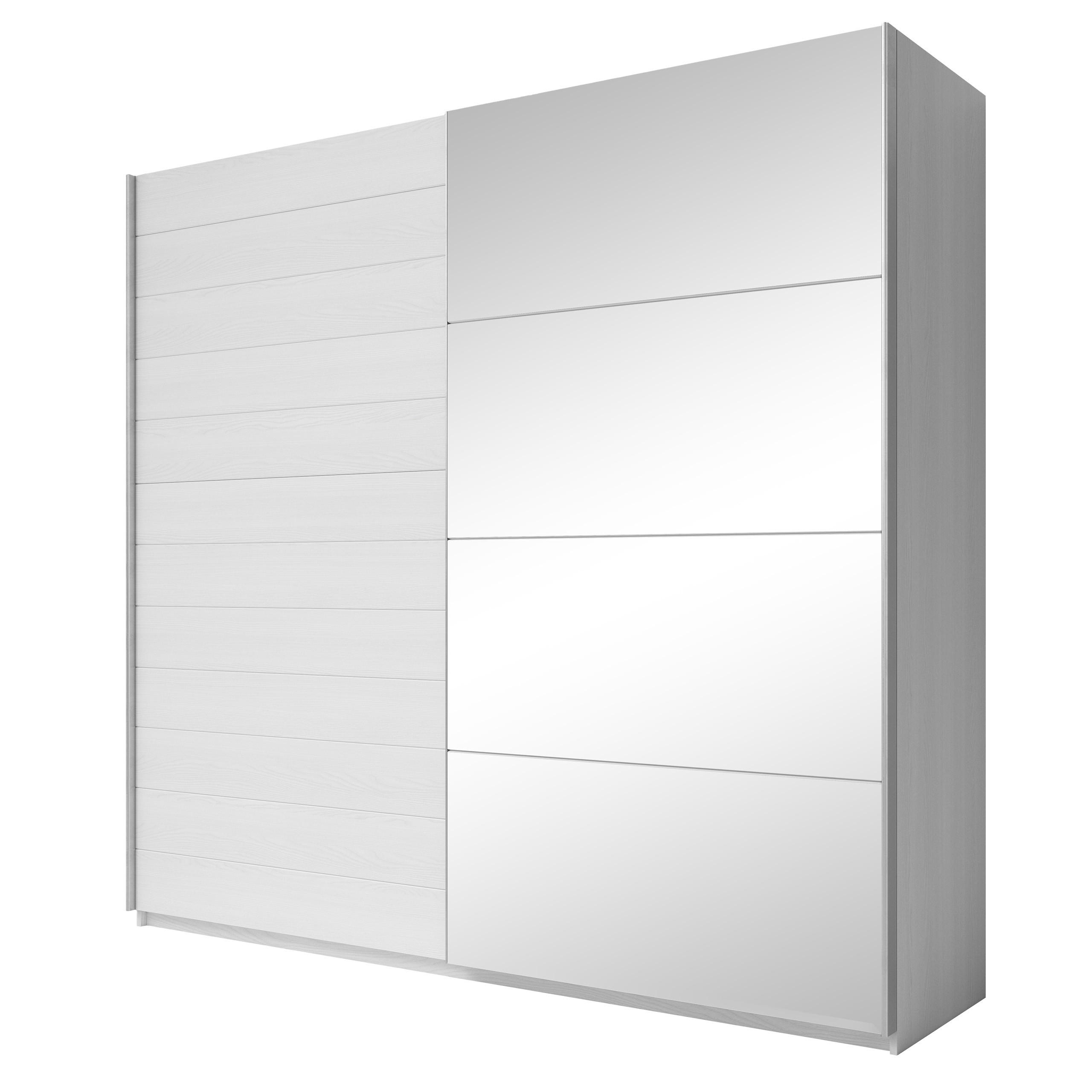 SCHWEBETÜRENSCHRANK COSMICO 270/210/61 cm 2-türig mit Spiegel Multicolor - Multicolor, Holzwerkstoff (270/210/61cm) - MASSENO