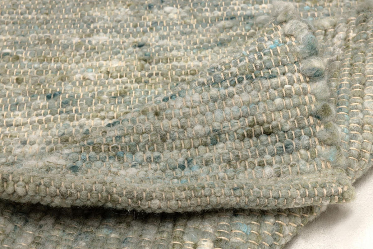 HANDWEBTEPPICH Alm-Freude 70x240 cm - Grün, Textil (70/240cm) - THEKO