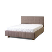 POLSTERBETT Reta 180x200 in Siena Brown - Braun, Holz (180/200cm) - Letti Moderni