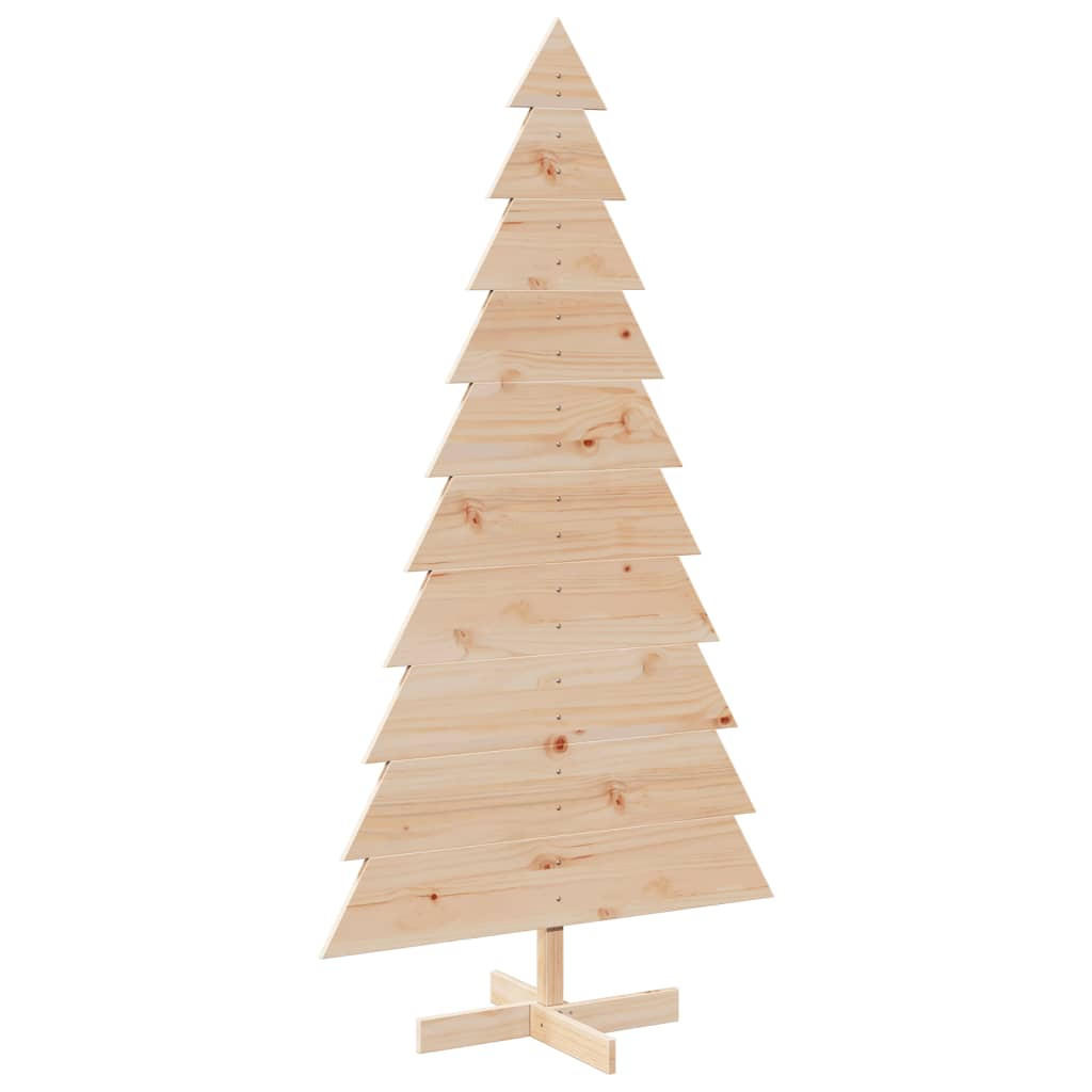 WEIHNACHTSBAUM Holz 92/50/180 Cm Braun Massivholz Kiefer - Braun, Holz (180cm) - vidaXL