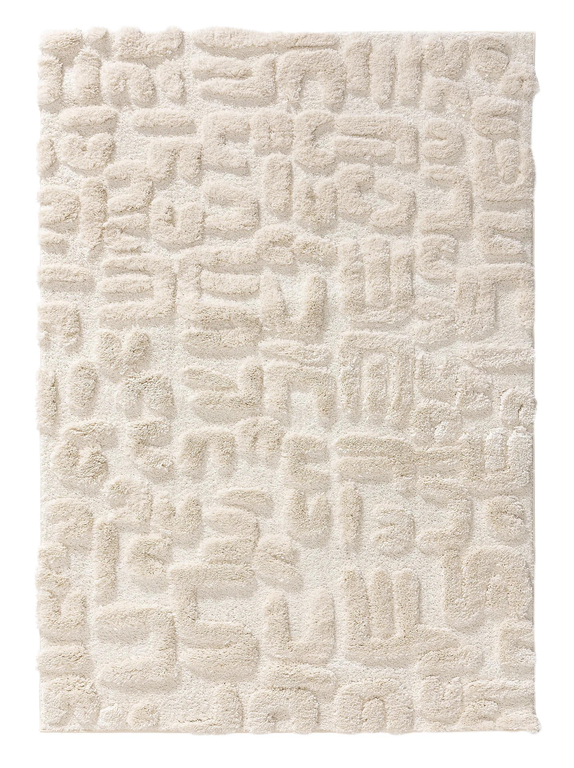 HOCHFLORTEPPICH Tibo Cream/Beige 120x170 cm - Creme, Textil (120/170cm) - benuta Pop