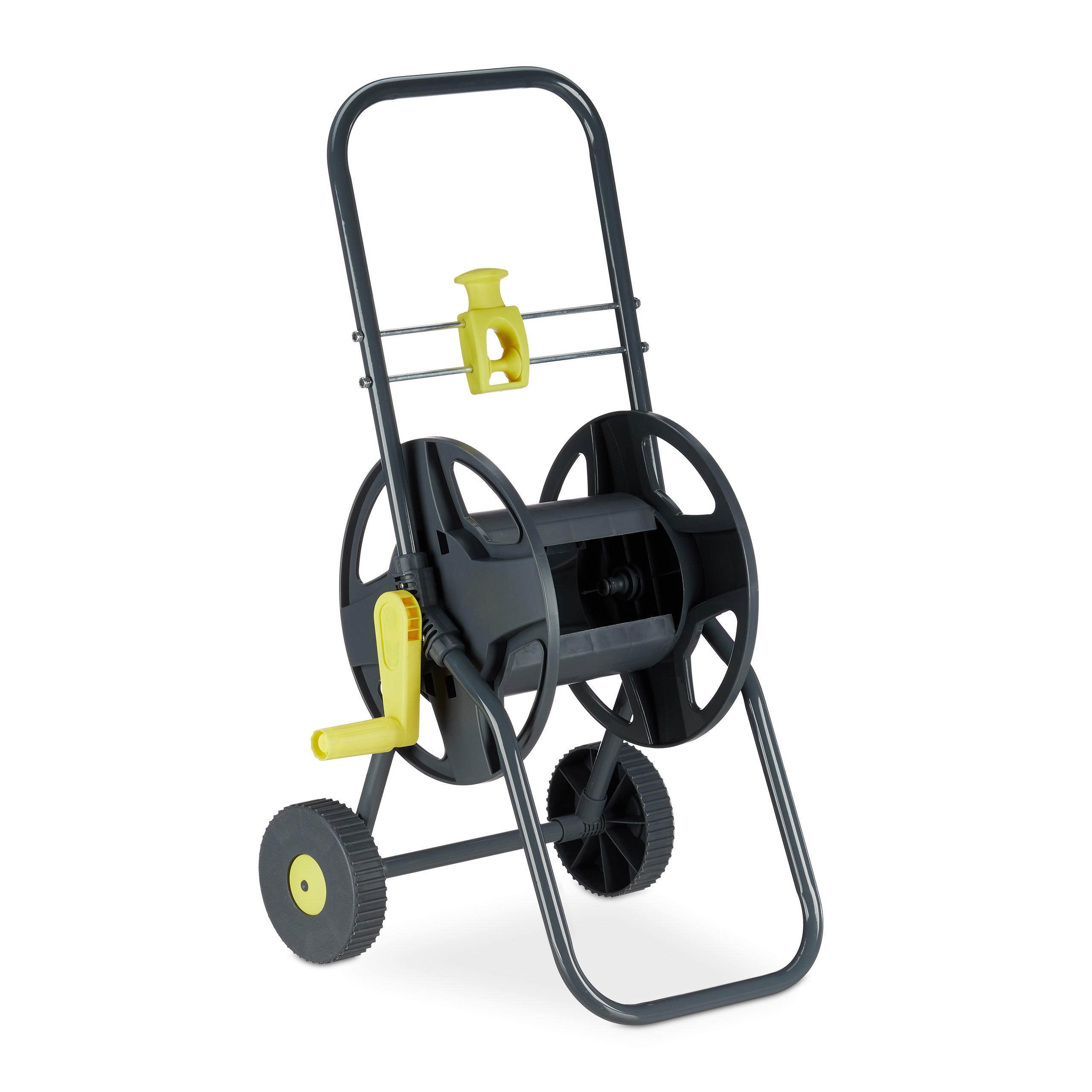 SCHLAUCHWAGEN - Schwarz, Kunststoff/Metall (44/76.5/41cm) - Relaxdays