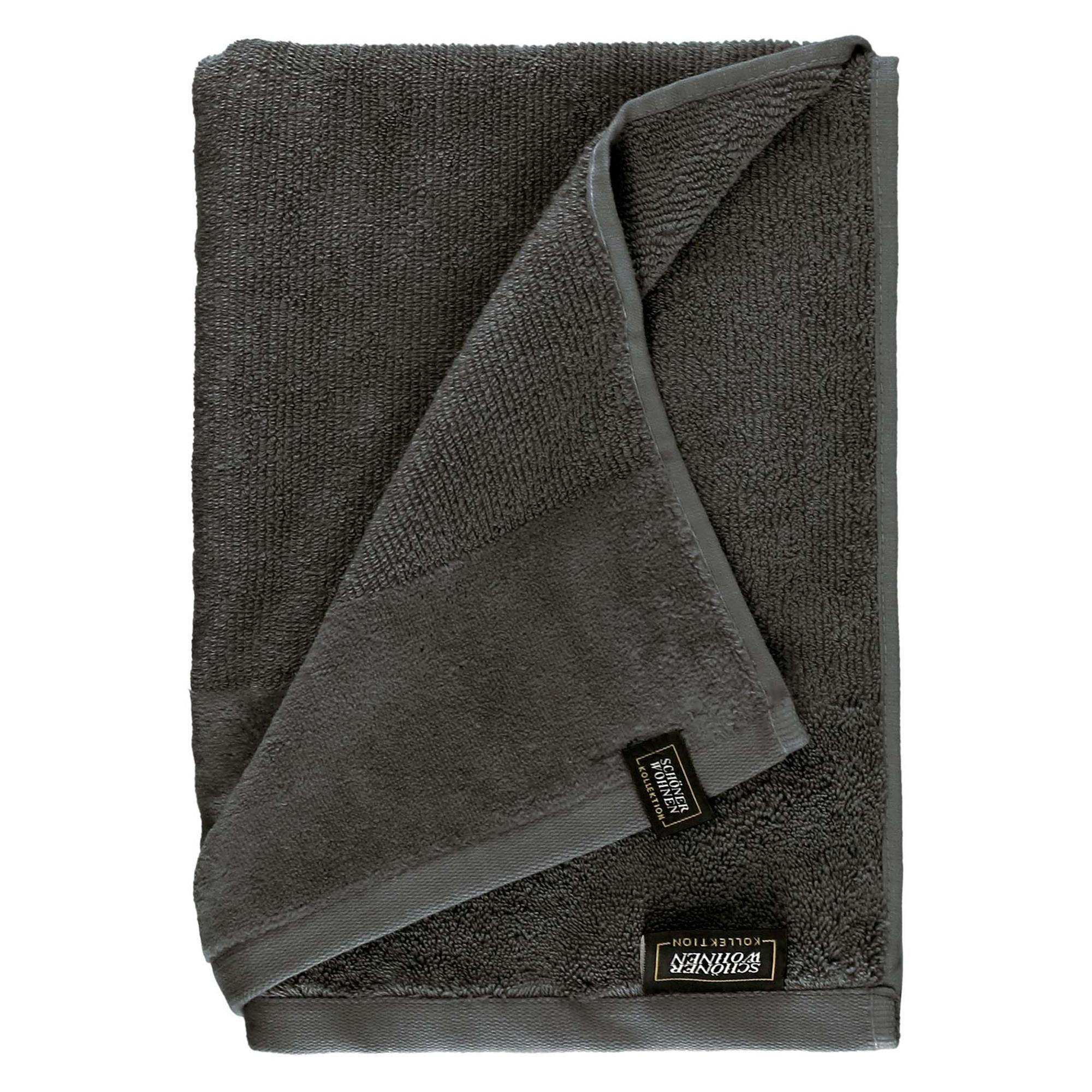 DUSCHTUCH SENSE - Anthrazit, Textil (70/140cm) - Schöner Wohnen