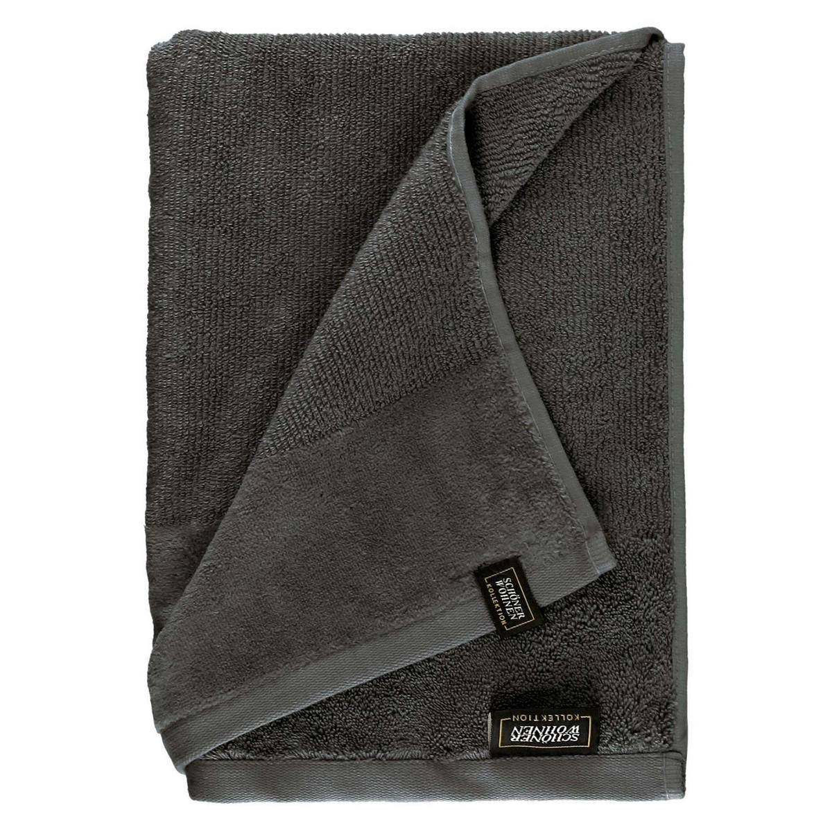 DUSCHTUCH SENSE - Anthrazit, Textil (70/140cm) - Schöner Wohnen