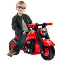 RUTSCHAUTO, Motorrad-Design, Musik und Seifenblasen, für 2-5 Jahre, Rot - Rot, Kunststoff/Metall (80/35.5/42cm) - AIYAPLAY