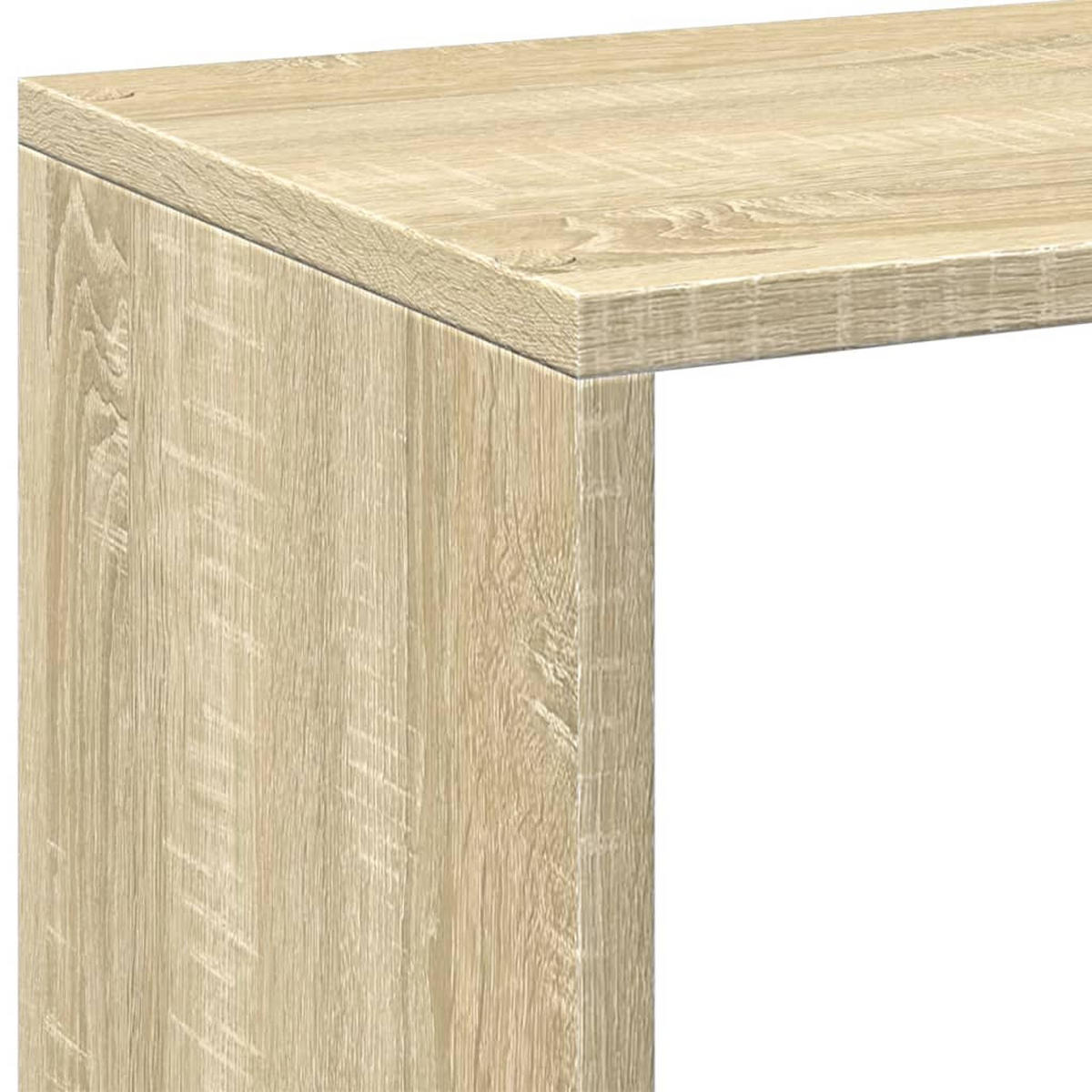 RAUMTEILER-BÜCHERREGAL Sonoma-Eiche 69,5/29/137,5 Cm - Sonoma Eiche, Holzwerkstoff (69.5/137.5/29cm) - vidaXL