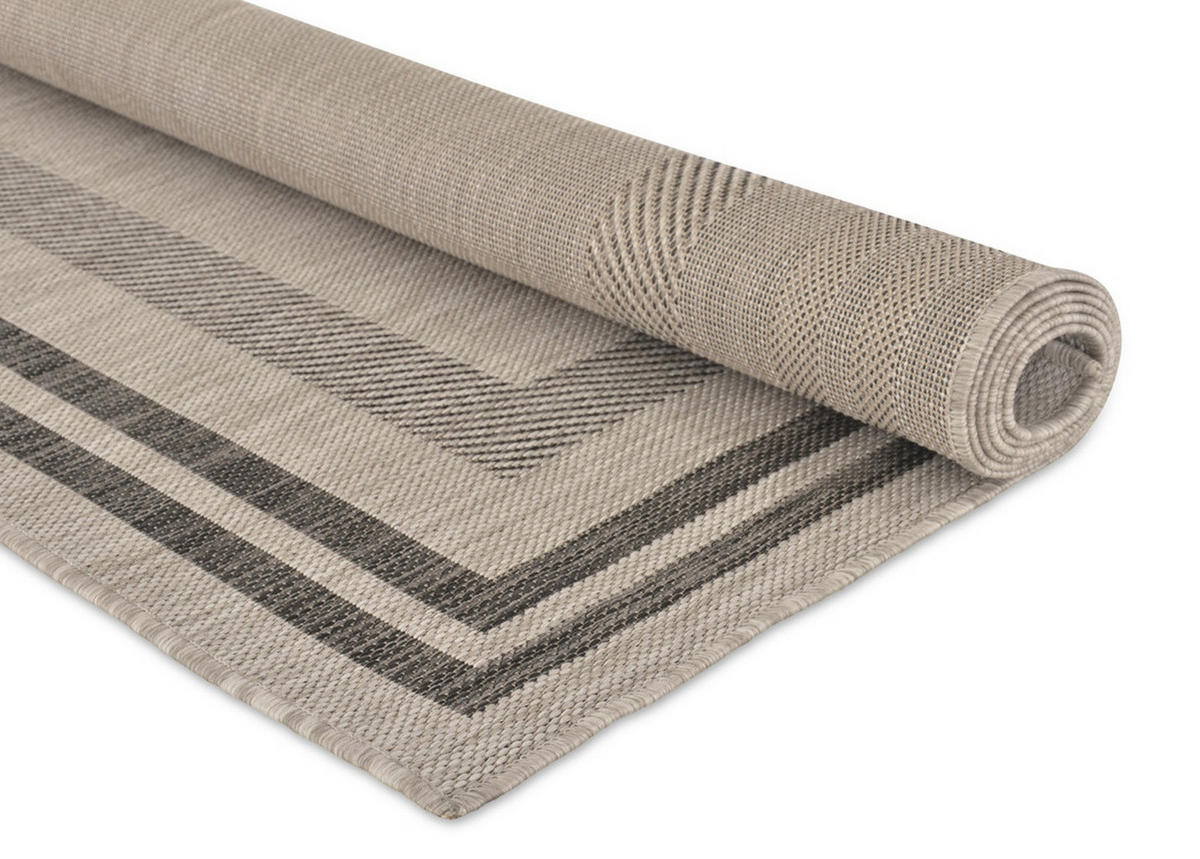 OUTDOOR-TEPPICH Terrace Hellgrau/Beige 200x290 cm - Multicolor, Textil (200/290cm) - Vercai Rugs