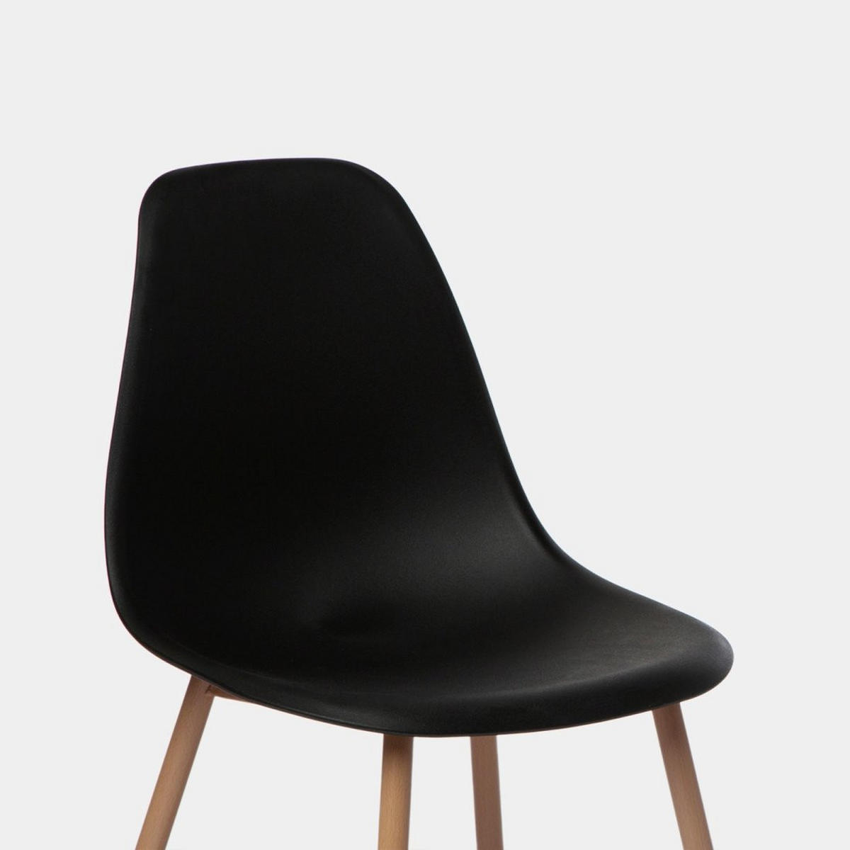 STUHL FÜR DRAUSSEN Nina Schwarz 45 cm x 80 cm - Schwarz, Kunststoff (45/80/53cm) - Klast Home