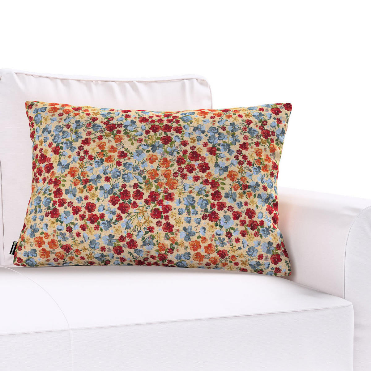 KISSENHÜLLE Intenso rot, 47x28 cm - Rot, Textil (47/28cm) - Dekoria