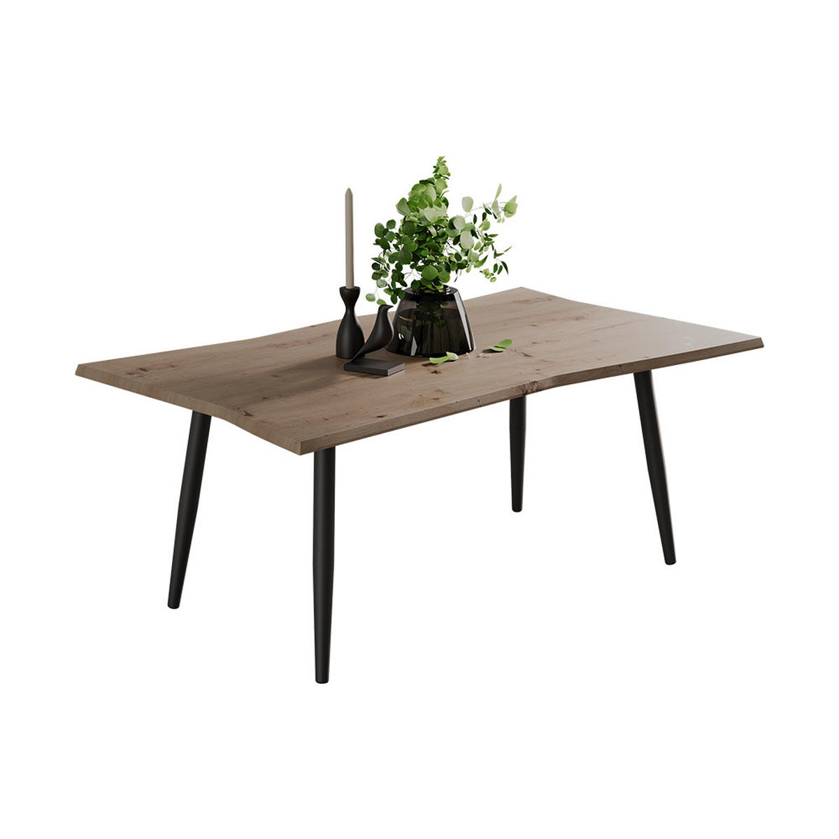 COUCHTISCH Yan Artisan 100 x 60 cm - Hellgrau, Holzwerkstoff (60/100/40cm) - Vicco