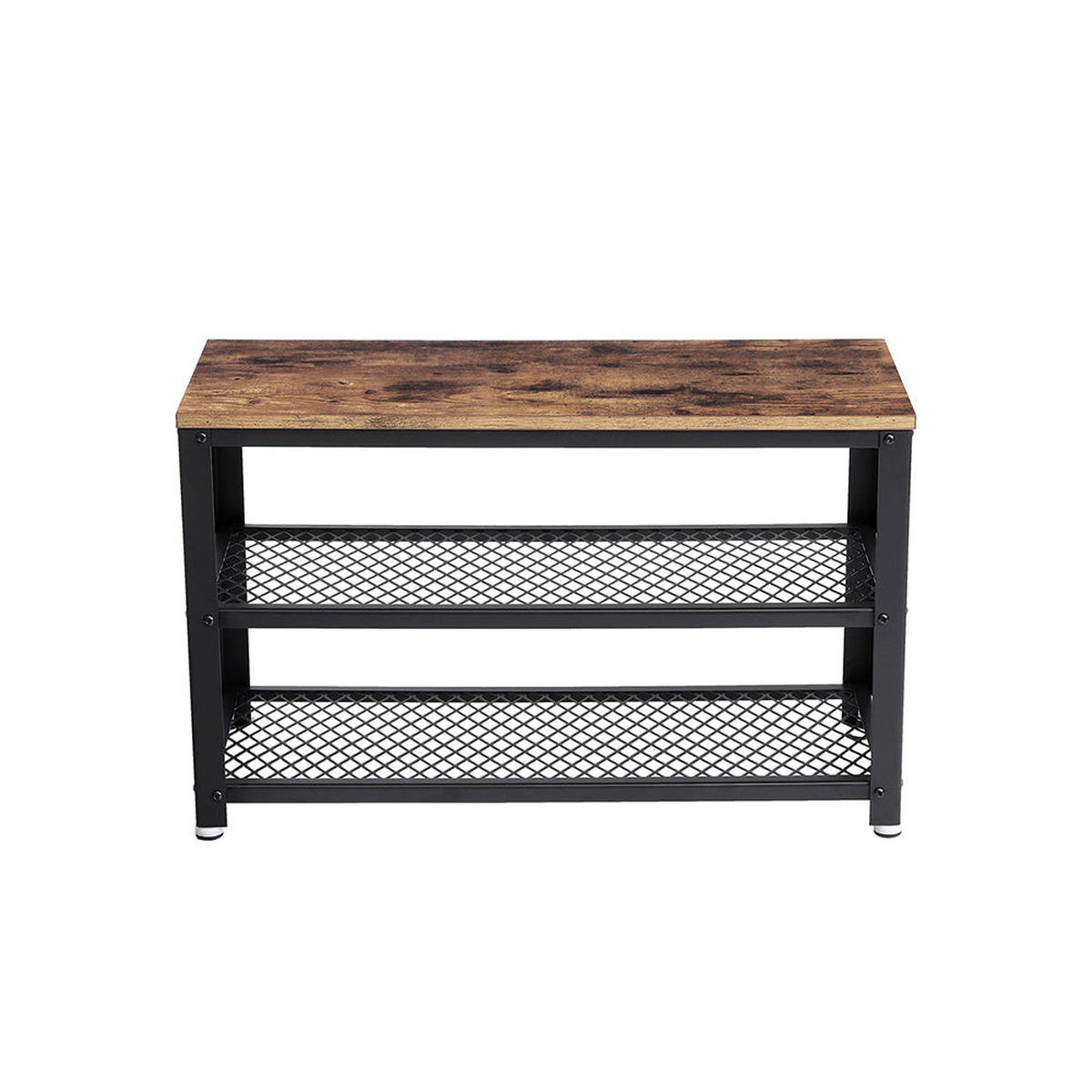 SCHUHBANK - Braun, Holzwerkstoff (30/30/73cm) - Hansiro