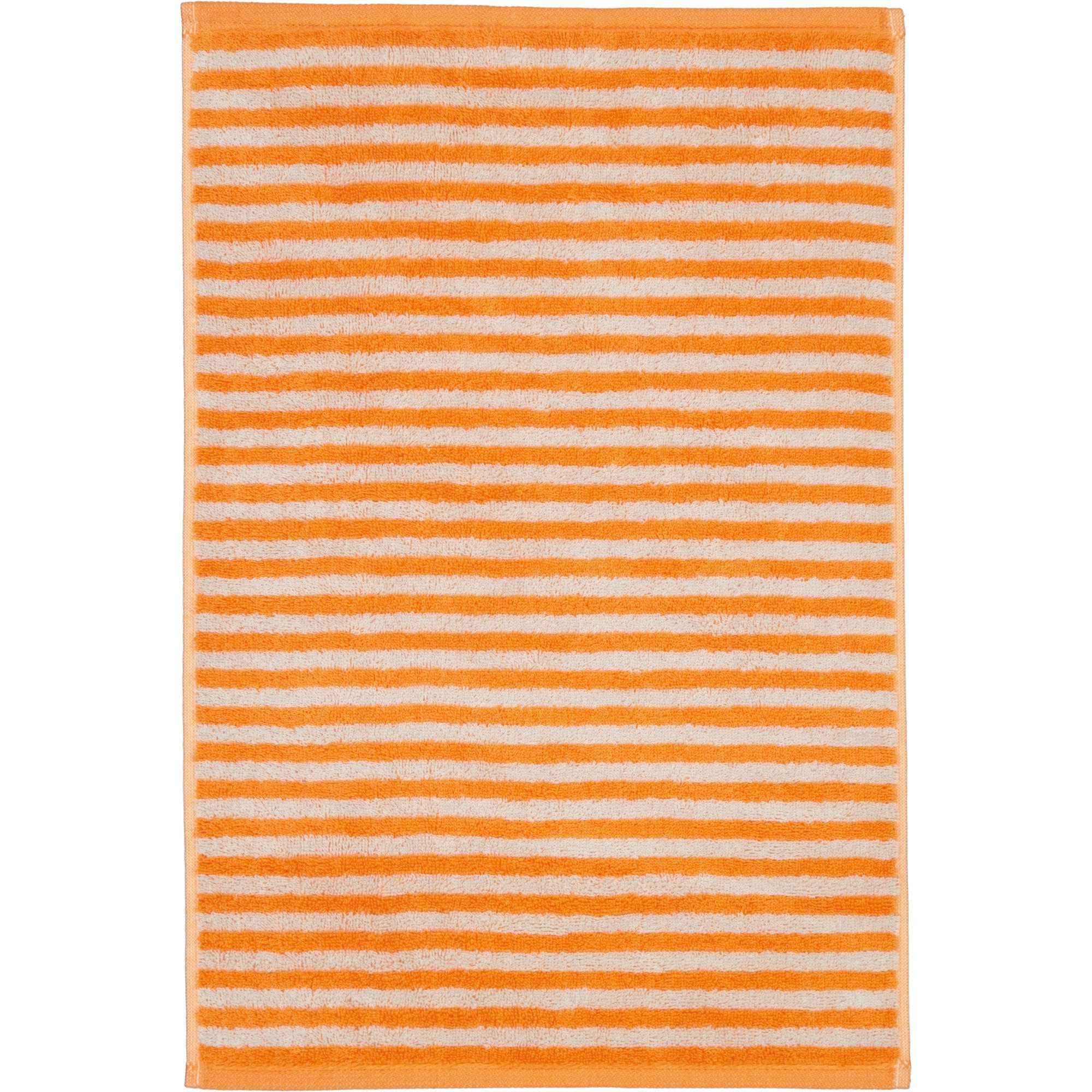 GÄSTETUCH CAMPUS RINGEL 955 MANDARINE - 33 - Orange, Textil (30/50cm) - Cawoe
