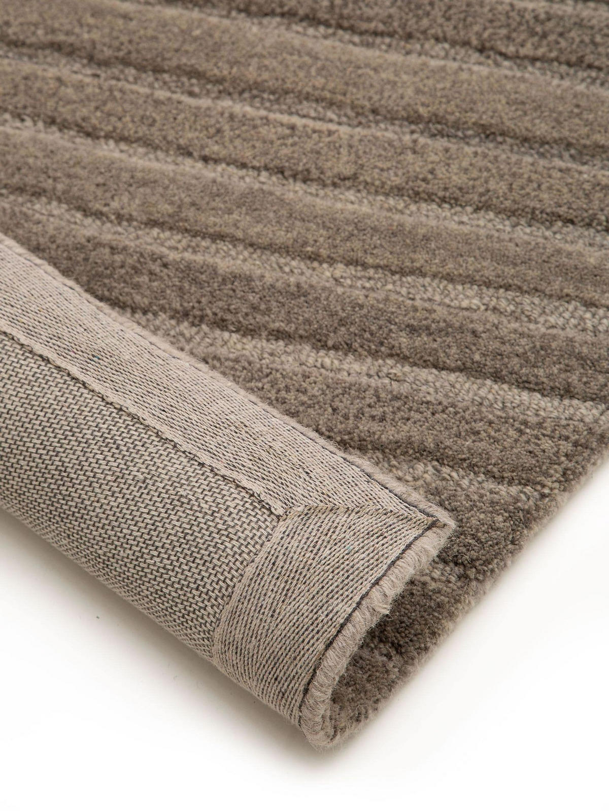 WOLLTEPPICH Yanis Beige/Hellbraun 160x230 cm - Beige/Braun, Textil (160/1cm) - KUNSTLOFT