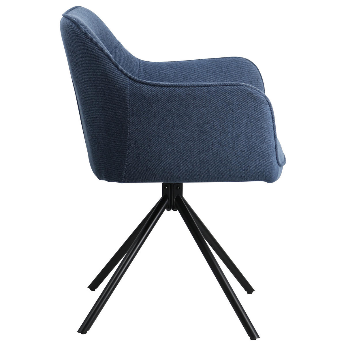 STÜHLE Danna Blau 2er-Set - Blau, Textil (58/80.5/59cm) - Happy Garden