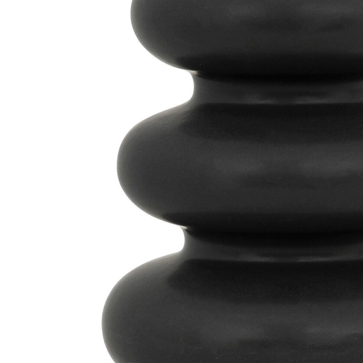 VASE Clothilde schwarz 25 cm - Schwarz, Keramik (25cm) - Atmosphera Createur d´interieur