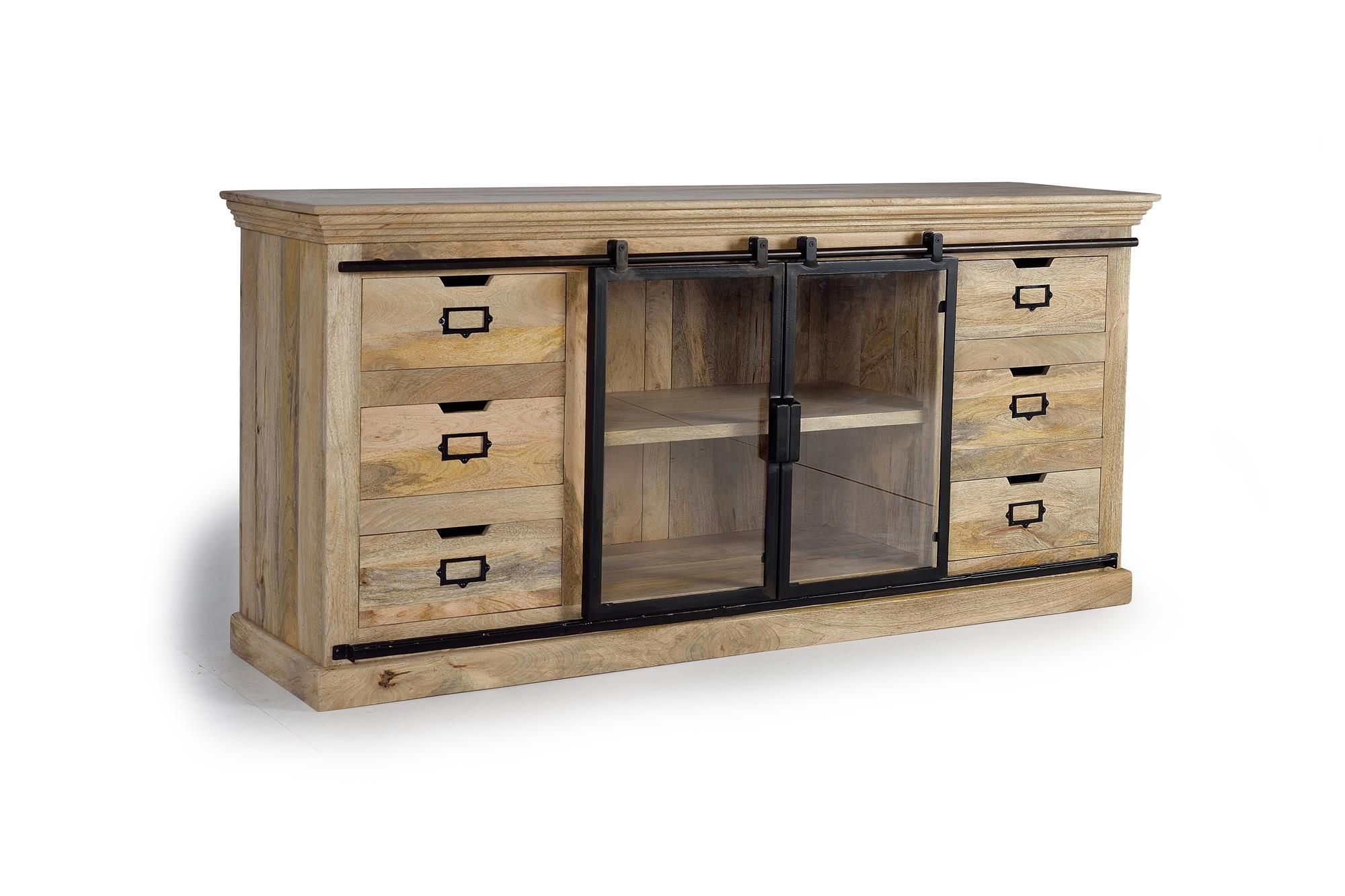 Giner y Colomer Sideboard Braun 45x86x180 cm