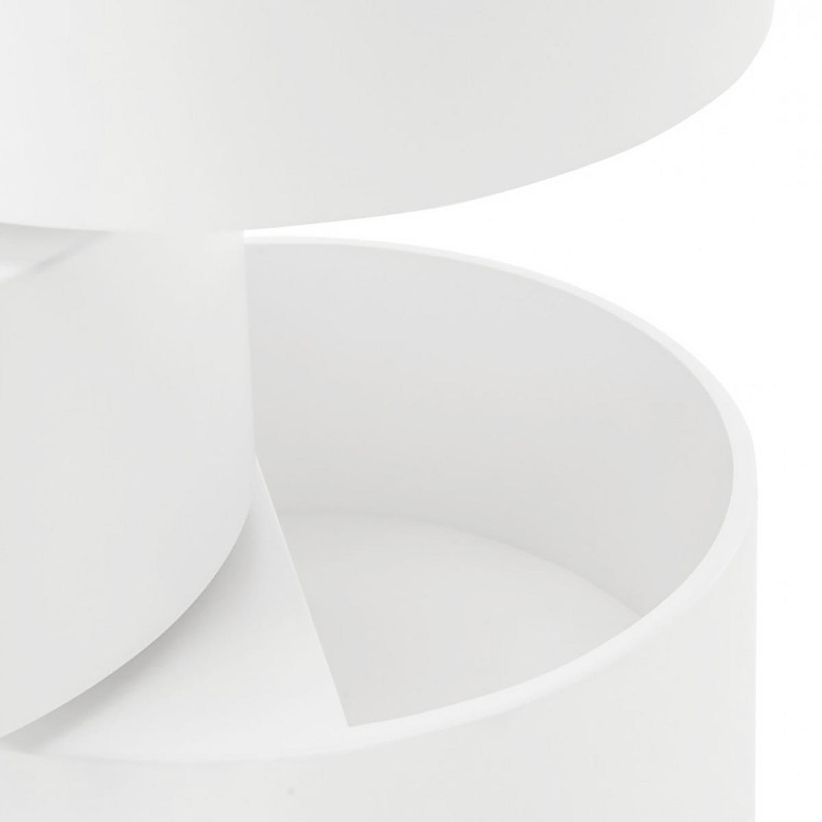 BEISTELLTISCH - Weiß, Holzwerkstoff (40/40/51cm) - home24