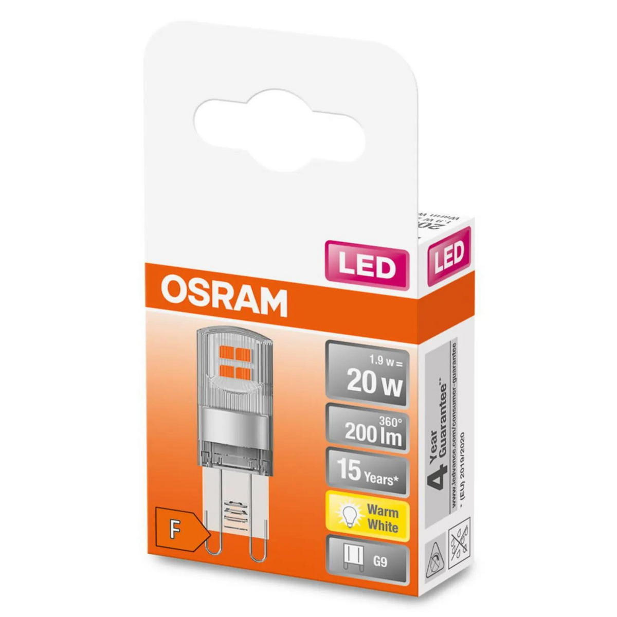 LEUCHTMITTEL G9 Brenner Set Grau - Grau, Kunststoff (1.5/4.6cm) - Osram