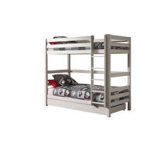 ETAGENBETT Karolina 210x161x105 aus Massivholz in Weiß - Weiß, Holz (90/200cm) - 58aufmkessel