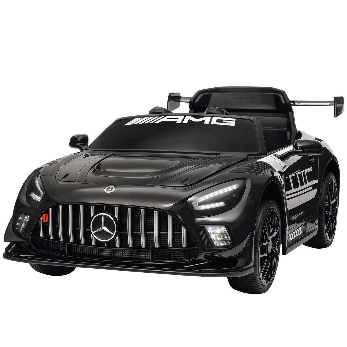 MERCEDES-ELEKTROAUTO DE-06240 AMG lizenziert mit Fernbedienung und Musik Schwarz - Schwarz, Kunststoff/Metall (115/66/44cm) - ComfortXL