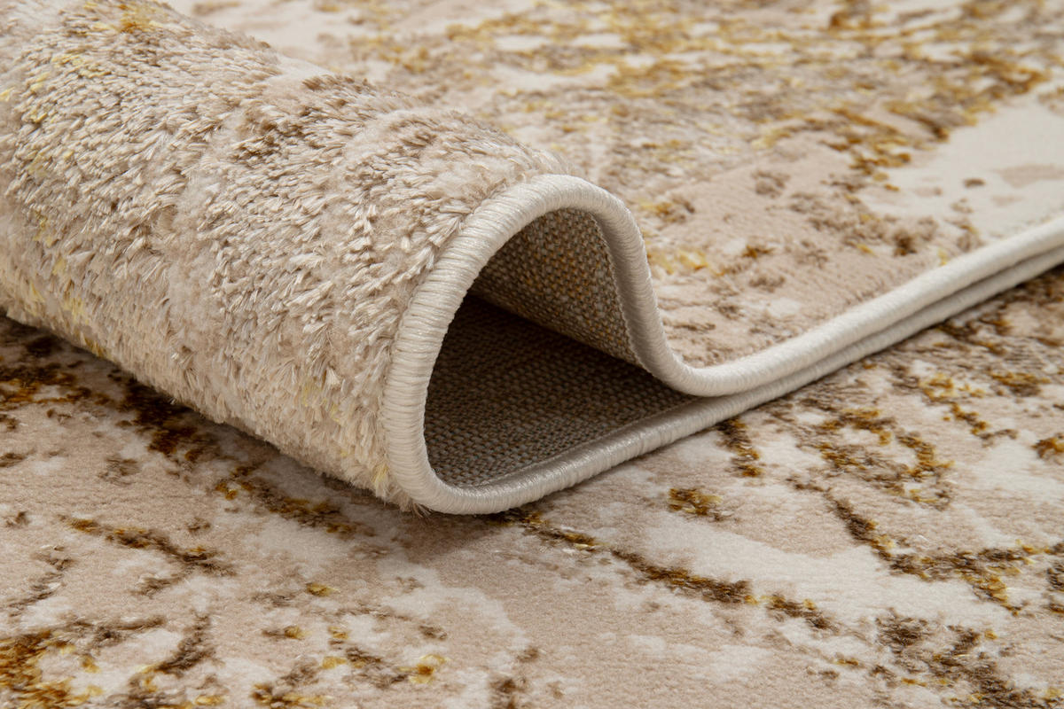 TEPPICH CRYSTAL Creme Beige 80/150 cm - Beige/Creme, Textil (80/150cm) - Tapiso