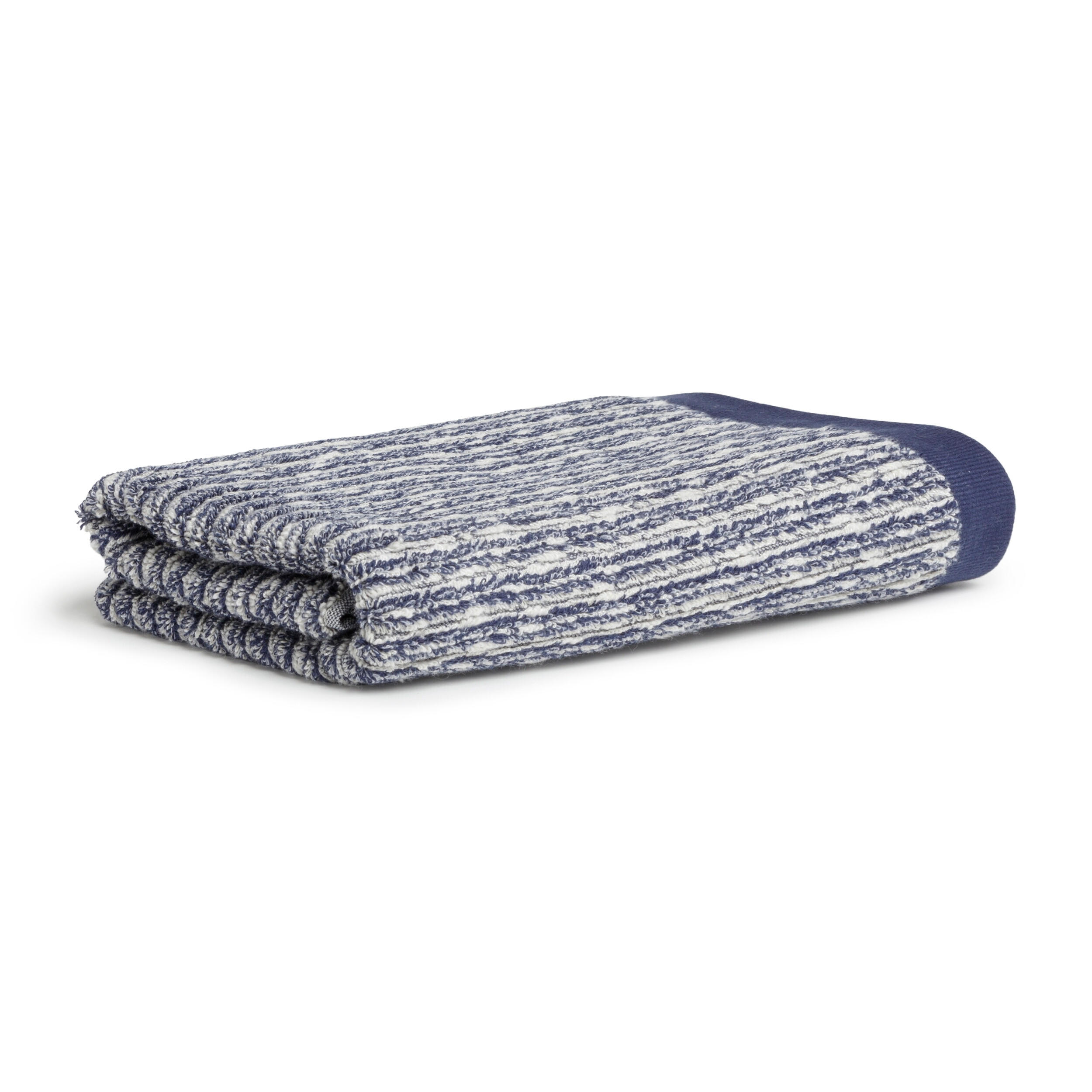 DUSCHTUCH BROOKLYN - Blau/Naturfarben, Textil (80/150cm) - MÖVE