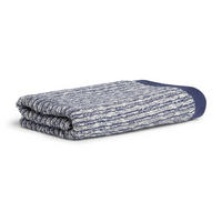 DUSCHTUCH BROOKLYN - Blau/Naturfarben, Textil (80/150cm) - MÖVE