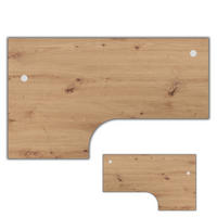 SCHREIBTISCHPLATTE 120/200/2,5 cm in Wildeiche - Wildeiche, Holzwerkstoff (120/200/2.5cm) - bümö