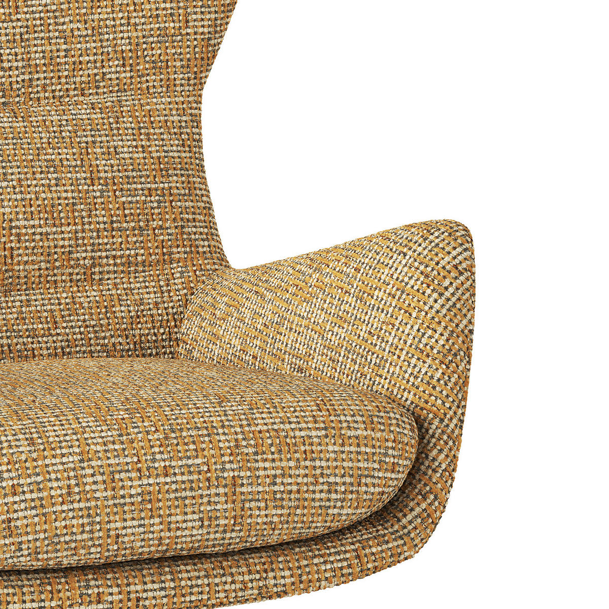 SESSEL mit Holzfüßen - Eichefarben/Honig, Eichenholz/Holz (84/99/96cm) - home24