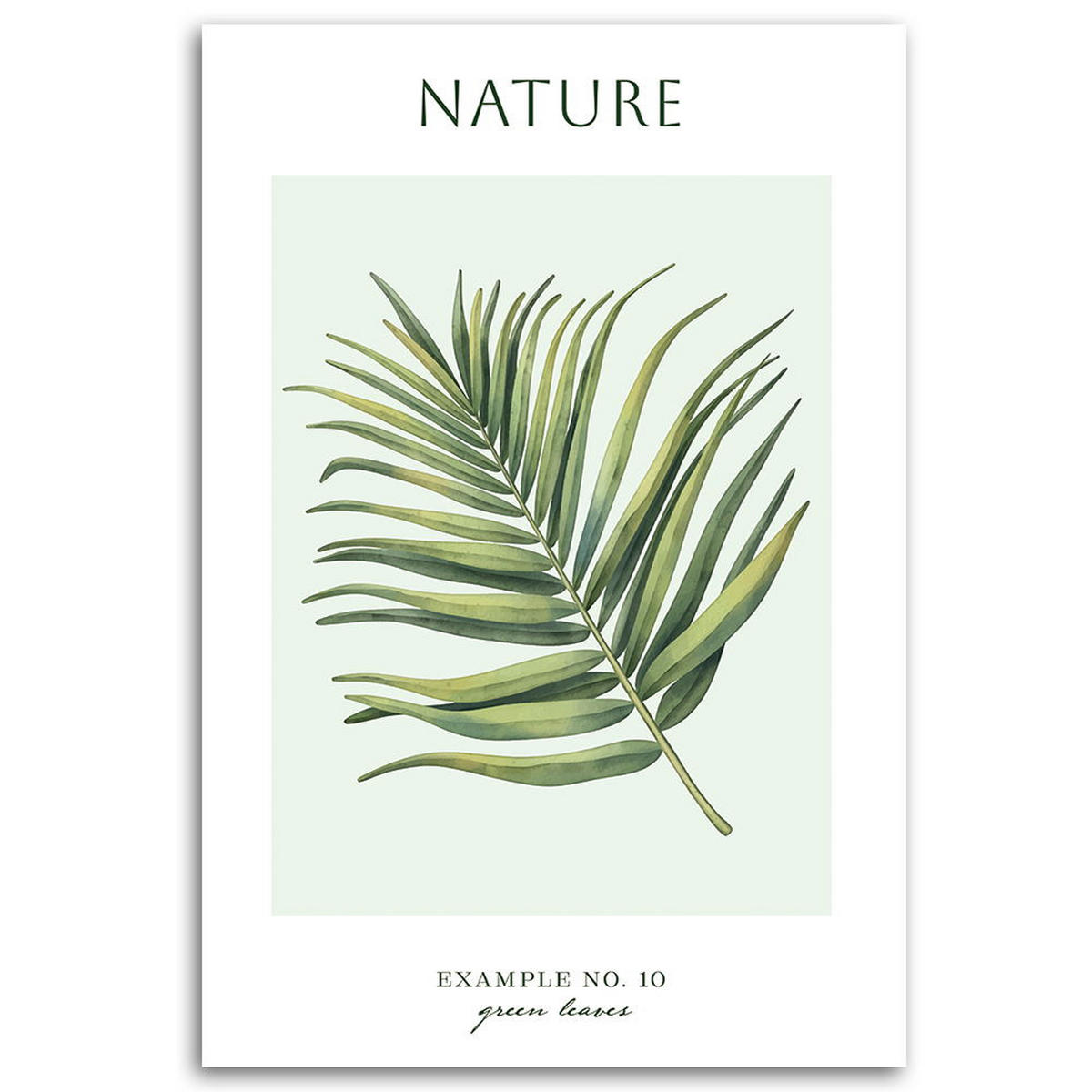 KUNSTDRUCK Grün 40/60 cm - Grün, Textil (40/60cm) - KUNSTLOFT
