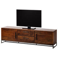 TV-LOWBOARD - Akazie massiv, Breite 175 cm - Akaziefarben, Holz (175/50/40cm) - home24