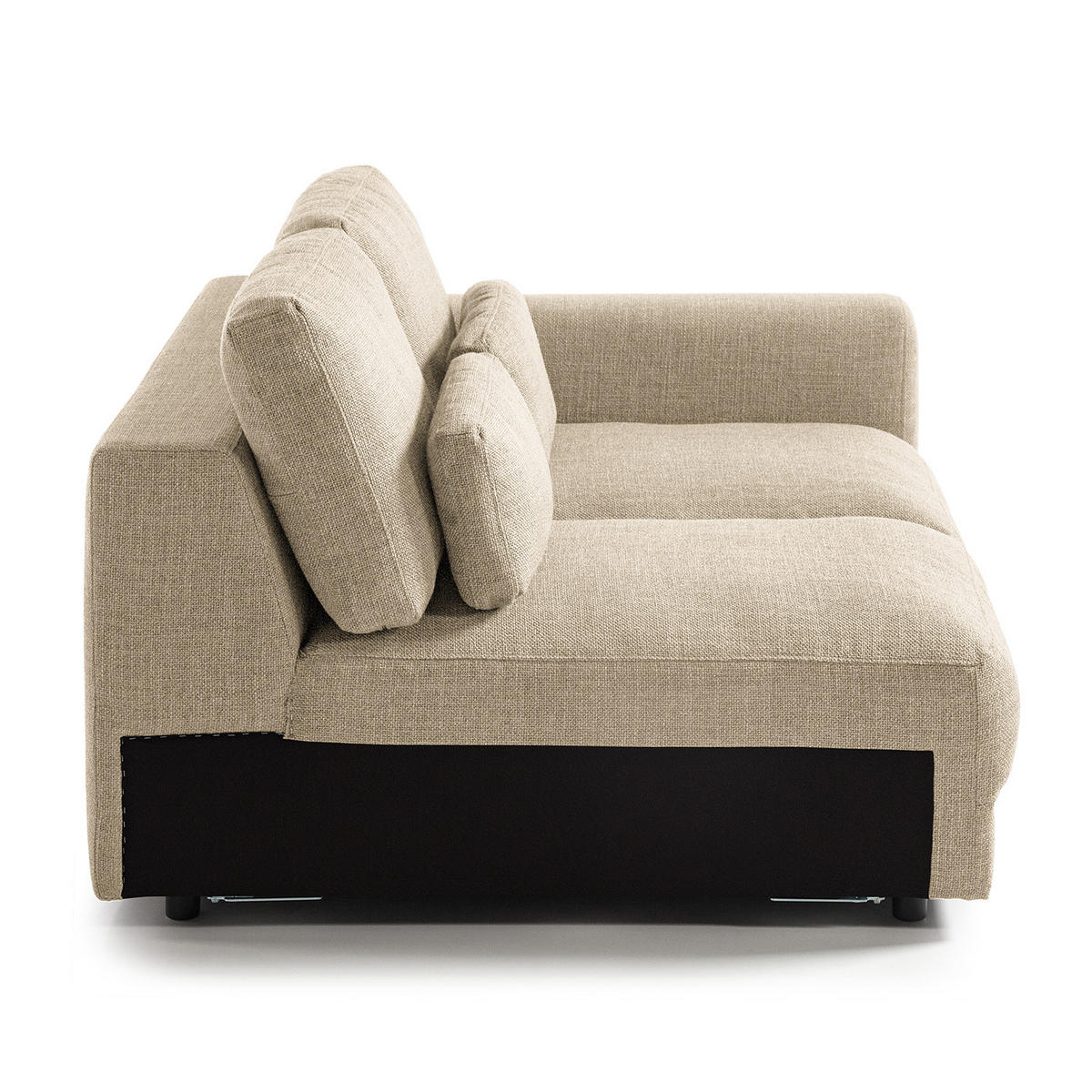 2-SITZER MODULSOFA - Beige, Textil (158/80/117cm) - home24