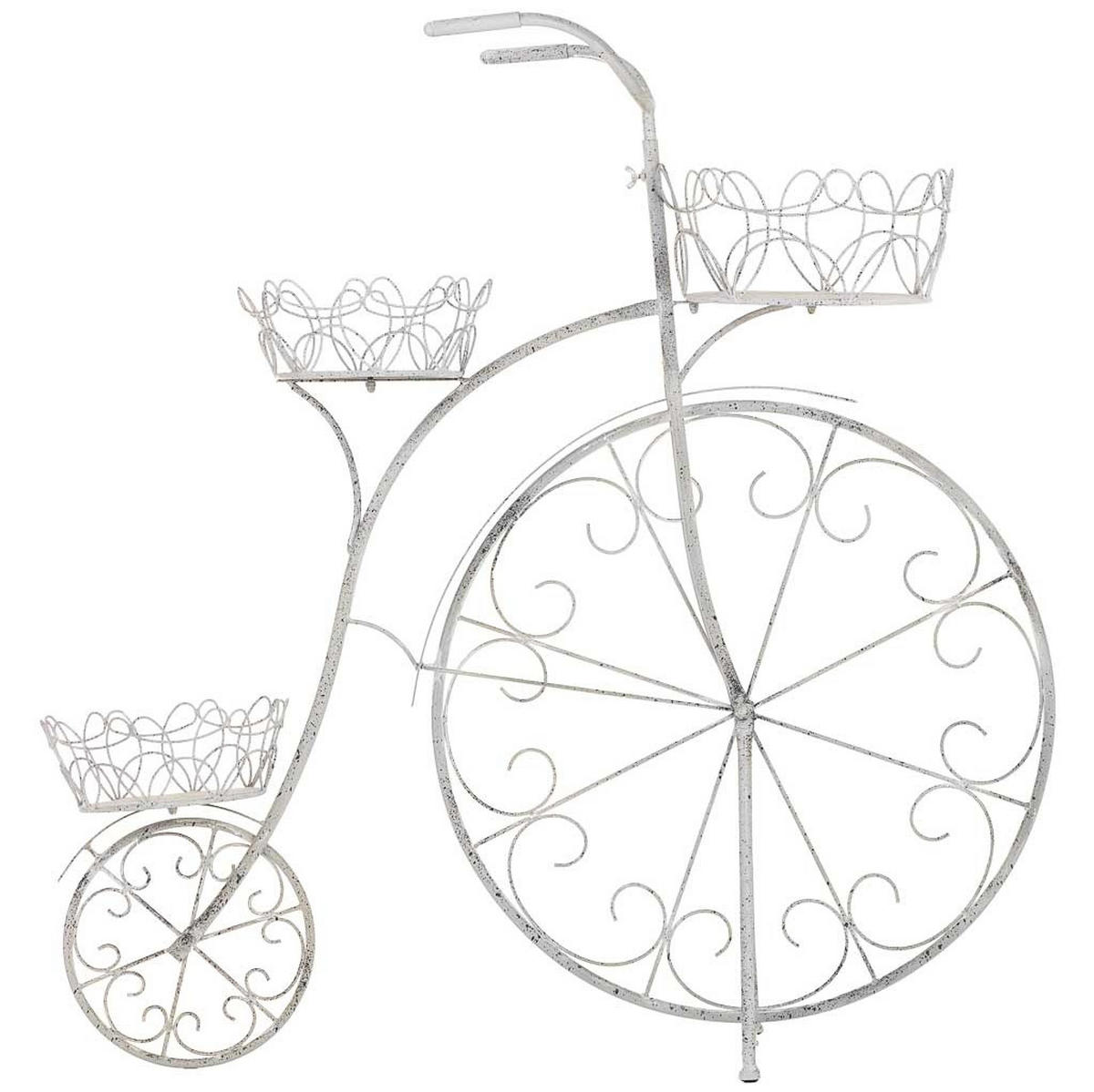 PFLANZENSTÄNDER aus Metall, grau, 102x38x103cm - Grau, Metall (102.87cm) - Wanderlust