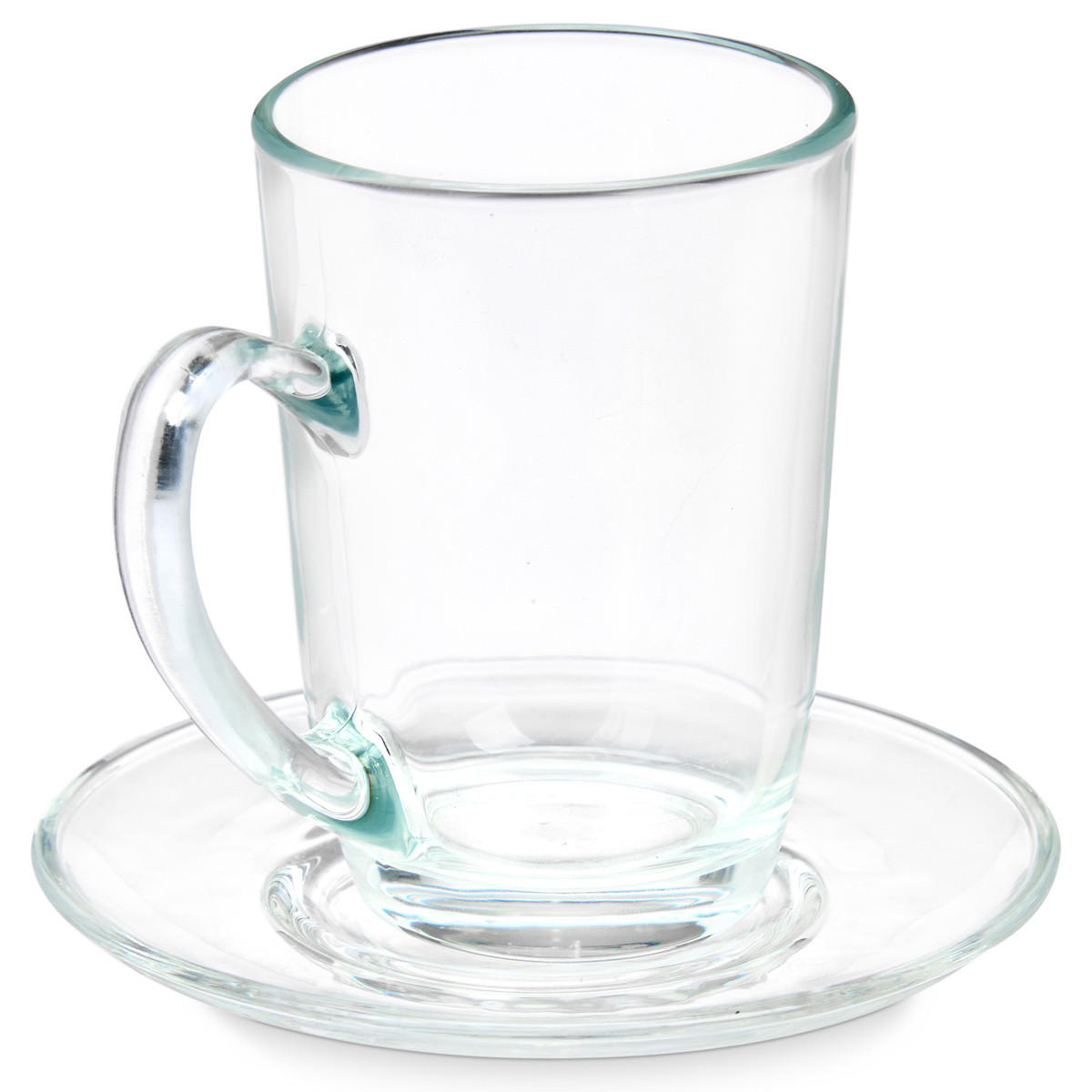 CAPPUCCINO-TASSEN Glas 6er-Set 200 ml - Transparent, Glas (200L) - Vivalto