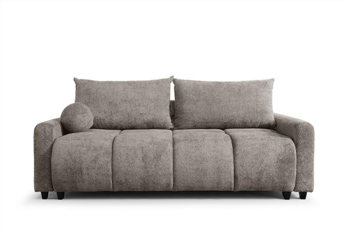 SCHLAFSOFA Giana - Braun, Holzwerkstoff/Textil (230/100/100cm) - Fun Möbel