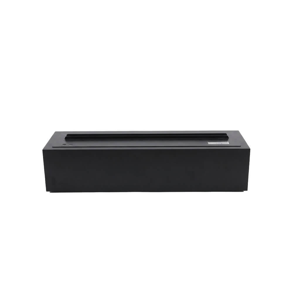 LED-WASSERDAMPFKAMIN Auftisch ODENA – Schwarz - Schwarz, Metall (108/24.2/32cm) - Home Deluxe