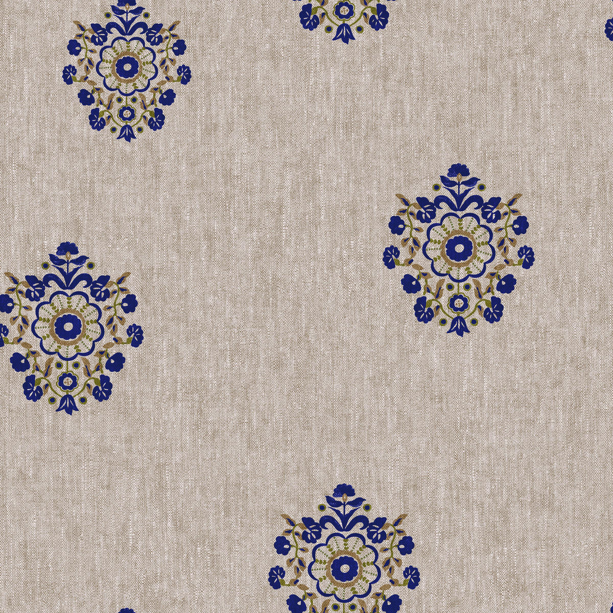 VLIESTAPETE Hainmotiv 1000x52cm - Blau/Beige, Papier/Kunststoff (52/1000cm) - Joules