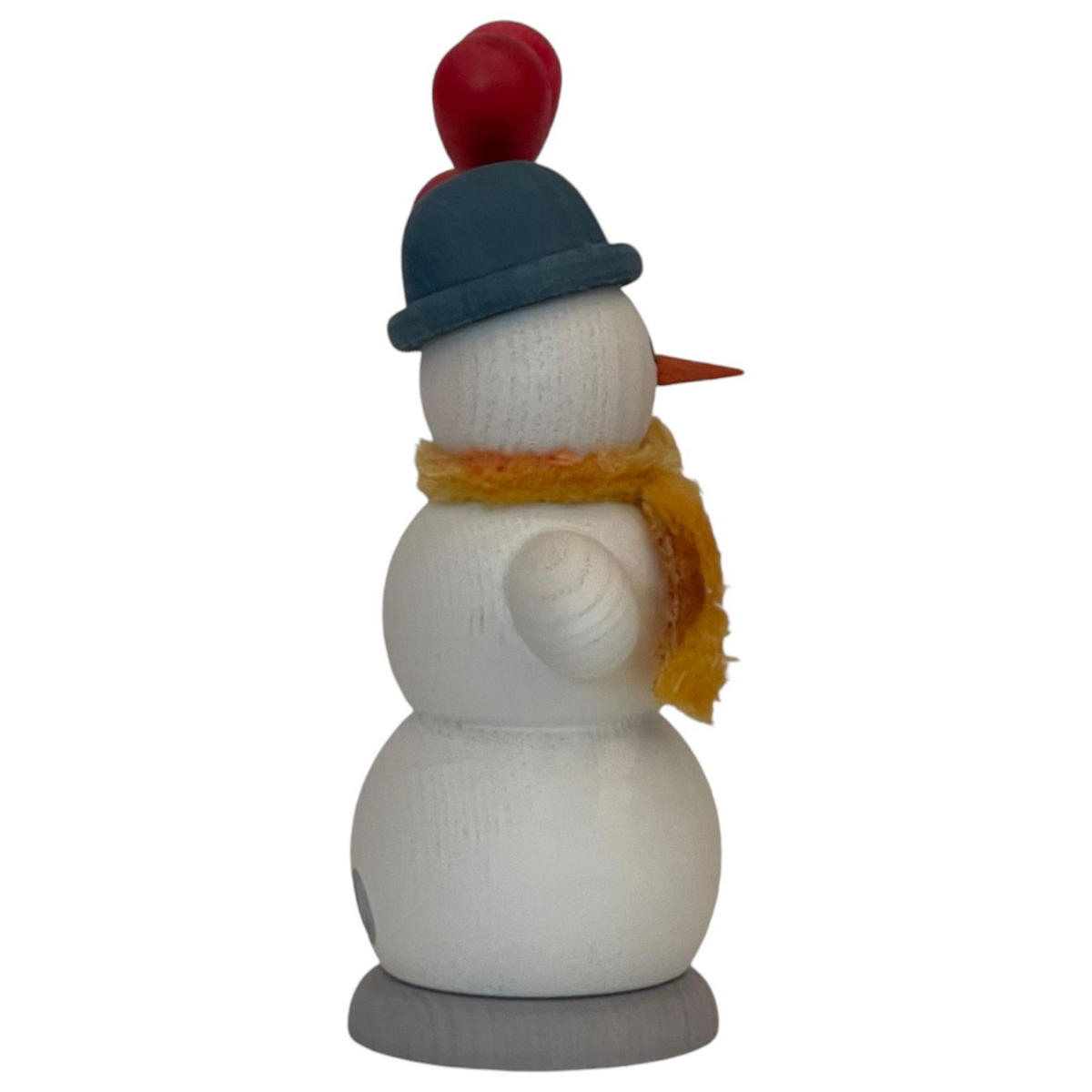 RÄUCHERFIGUR Räuchermännchen Schneemann mit Herzen 13 cm - Multicolor, Holz (6/13/10cm)