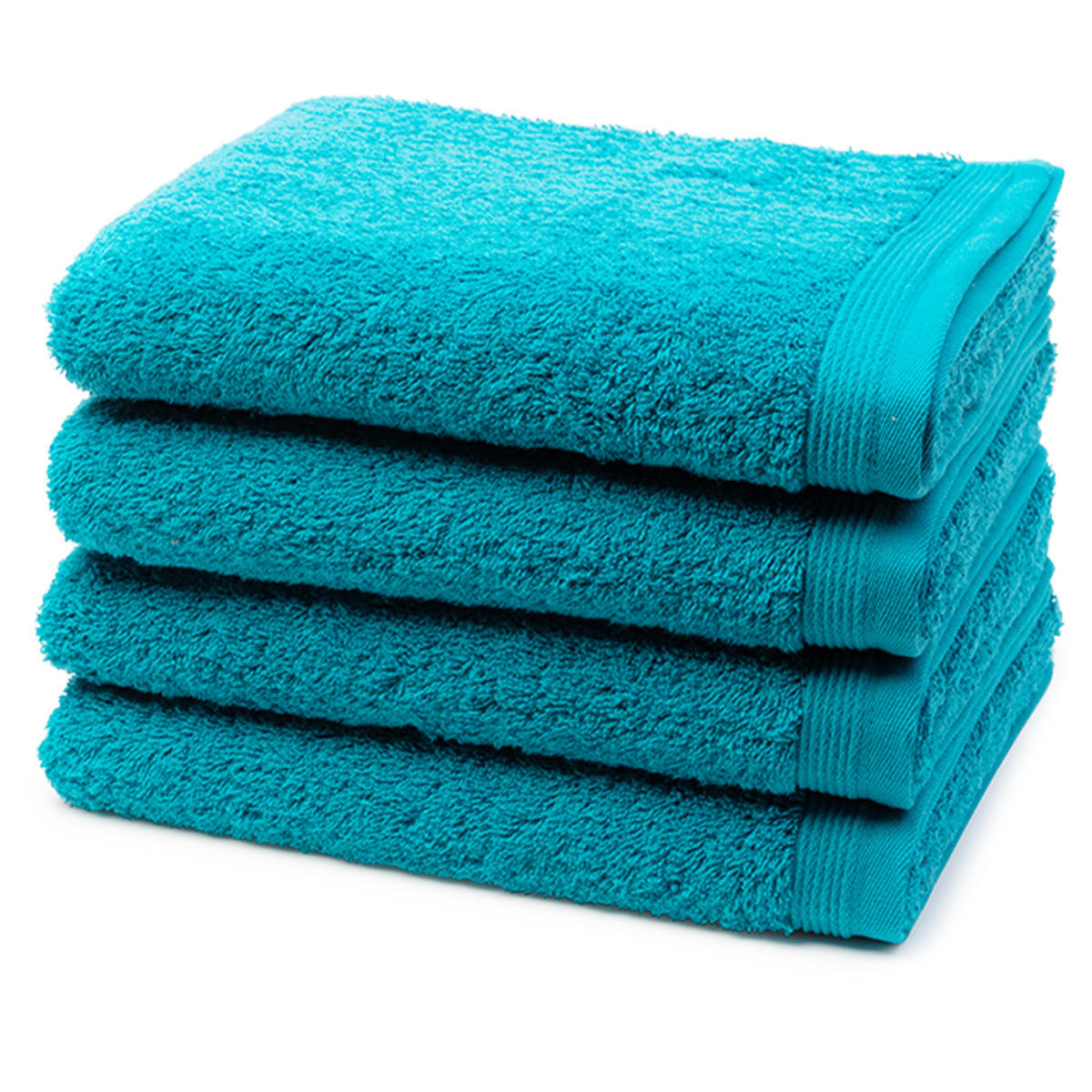 HANDTUCH Superwuschel 4er-Set - Türkis, Textil (50/100cm) - MÖVE