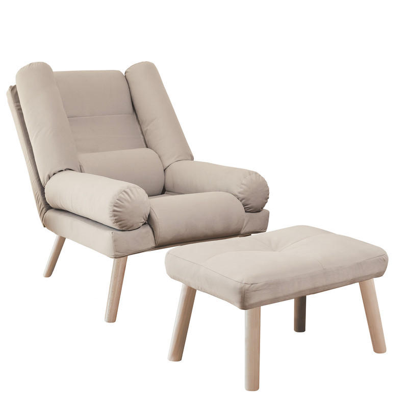 Idohome Relaxsessel Beige 75x100x75 cm
