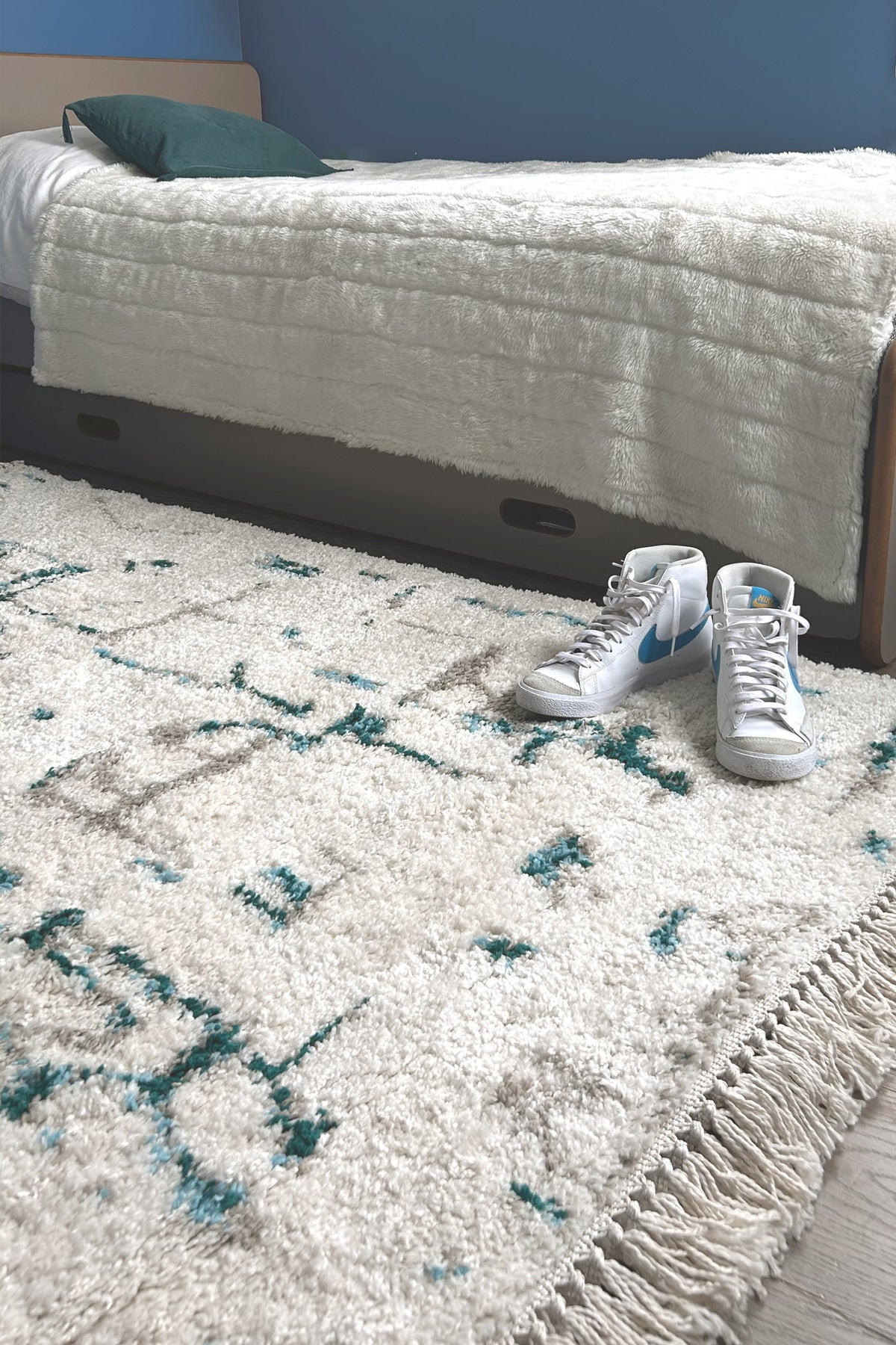 TEPPICH mit Grafik und Designmotiv blau - Blau, Textil (120/170cm) - AFK Living