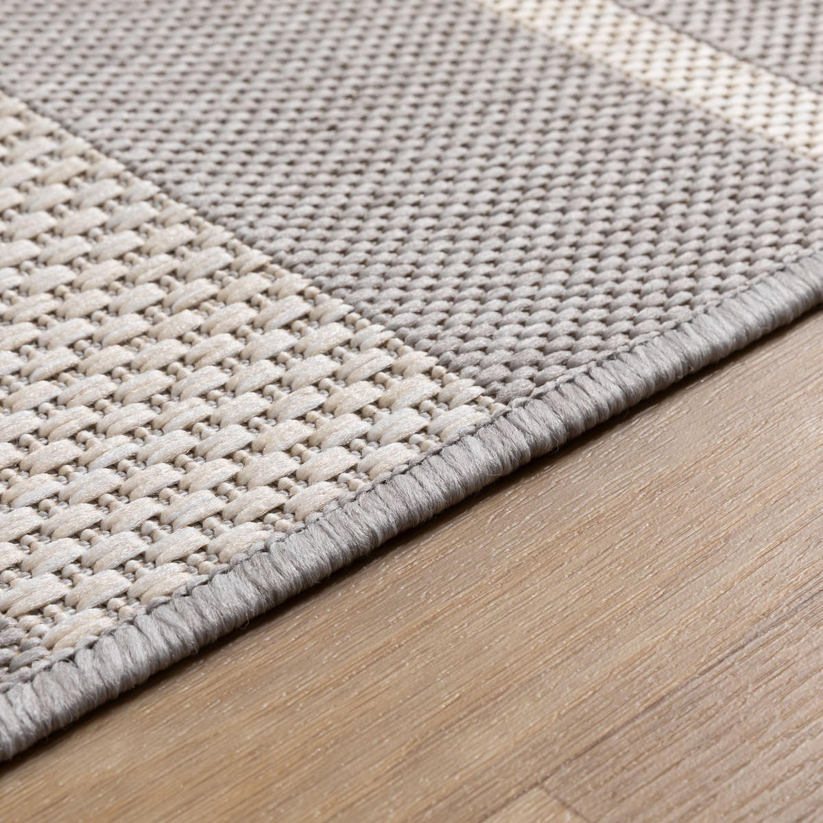 OUTDOORTEPPICH 200/290 cm Bergen Streifen - Grau, Textil (200/290cm) - Steffensmeier