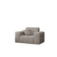 SESSEL Serie NIMES Stoff Verita Warmbeige - Creme, Holz (120/82/92cm) - Kaiser Möbel