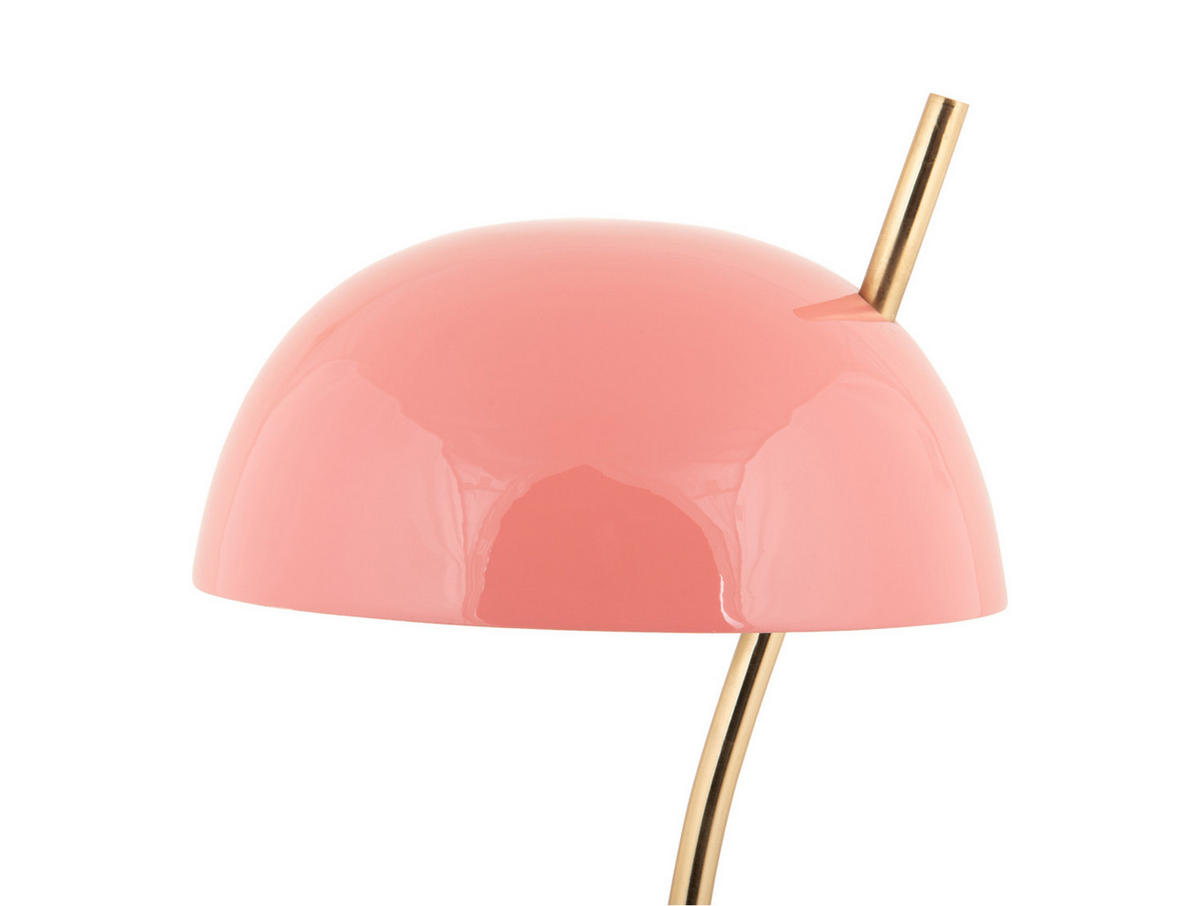 TISCHLAMPE Vivo 22/22/55 cm - Pink, Metall (22/22/55cm) - Leitmotiv